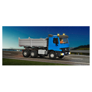 Viessmann 8000 CarMotion Basis Startset MB ACTROS kiepwagen met zwaailichten, H0