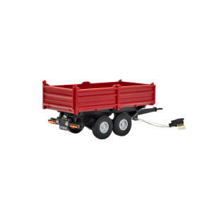 Viessmann 8214 Tandem Kipper rood functioneel model H0